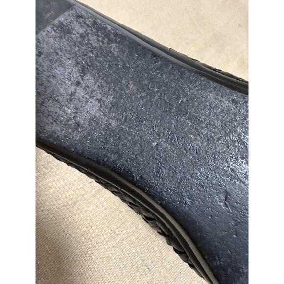 Bottega Veneta Shoes Black Intrecciato Woven Leather Mens Loafers Made in Italy - Picture 9 of 16
